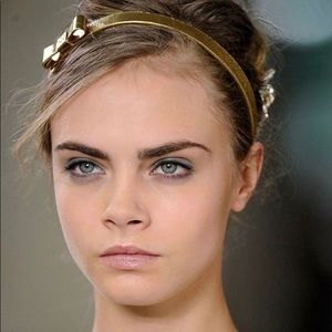 Tory Burch Metallic Bow Headband